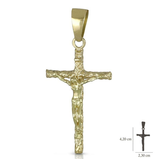 Pendente croce oro 18kt