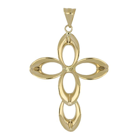 Pendente croce oro 18kt
