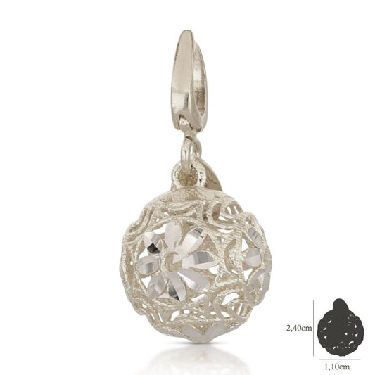 Pendente sfera oro 18kt
