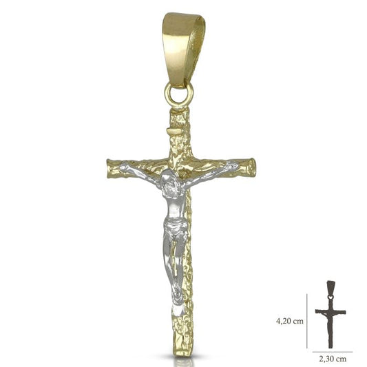 Pendente croce oro 18kt