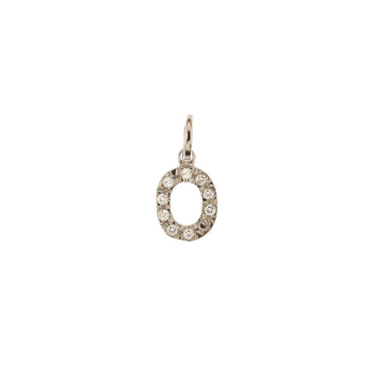 Pendente nome iniziale O oro 18kt