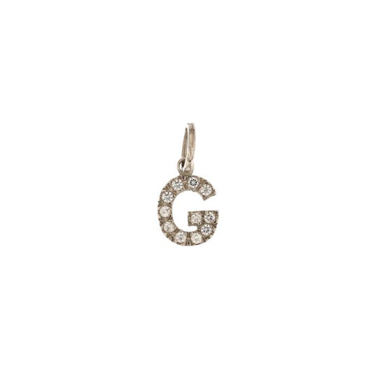 Pendente nome iniziale G oro 18kt