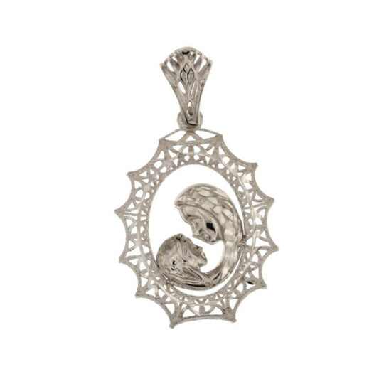 Pendente madonna oro 18kt