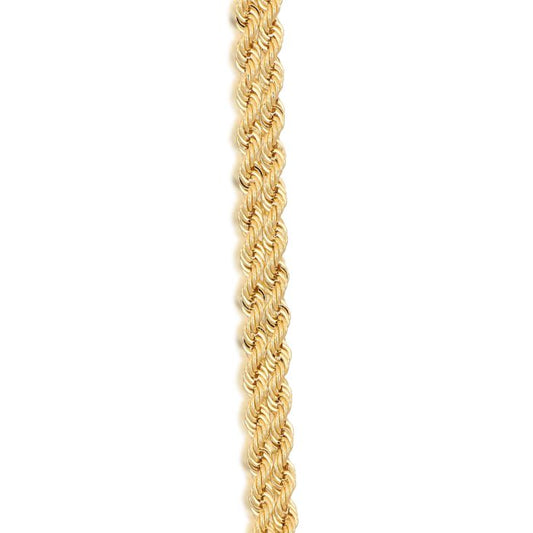 bracciale fune a due oro 18 kt