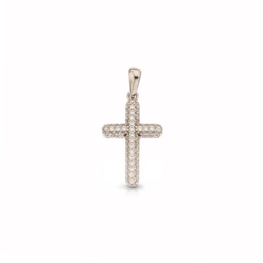 Pendente croce oro 18kt