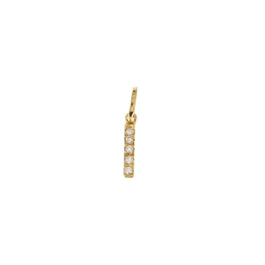 Pendente nome iniziale I oro 18kt