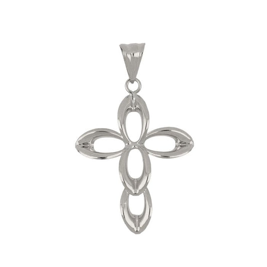 Pendente croce oro 18kt