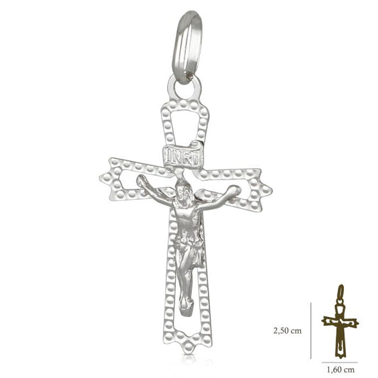 Pendente croce oro 18kt