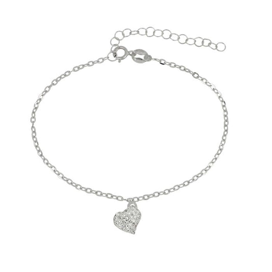 bracciale cuore oro 18 kt