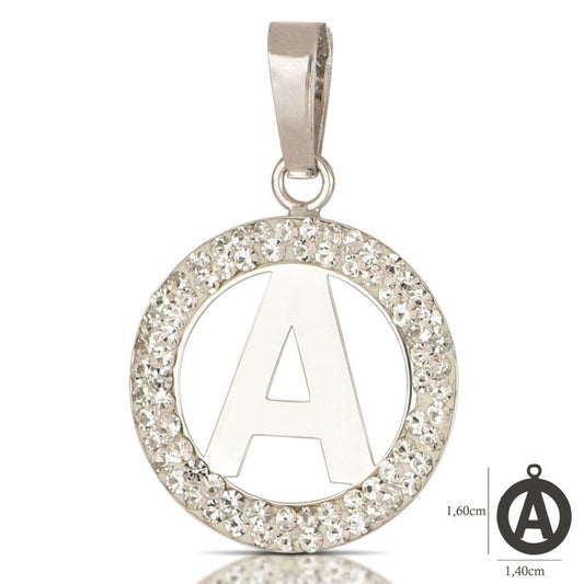 Pendente nome iniziale A oro 18kt