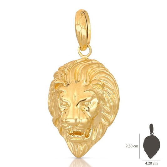 Pendente leone oro 18kt
