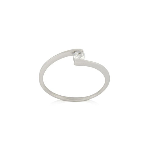 anello solitario oro 18 kt