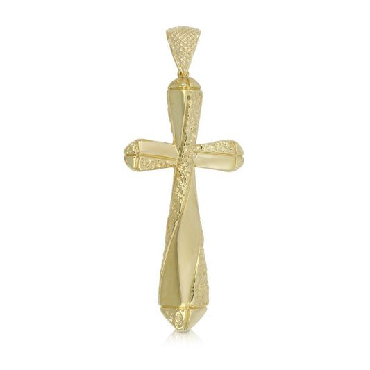 Pendente croce oro 18kt
