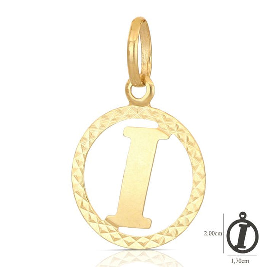 Pendente nome iniziale I oro 18kt
