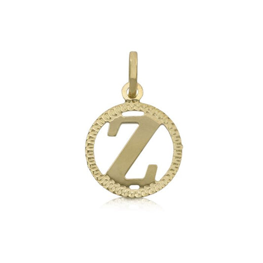Pendente nome iniziale Z oro 18kt