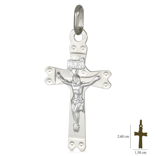 Pendente croce oro 18kt