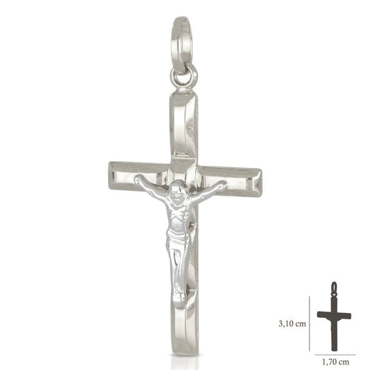 Pendente croce oro 18kt