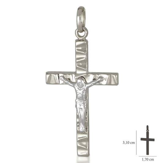 Pendente croce oro 18kt