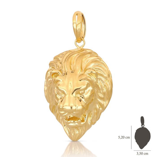 Pendente leone oro 18kt