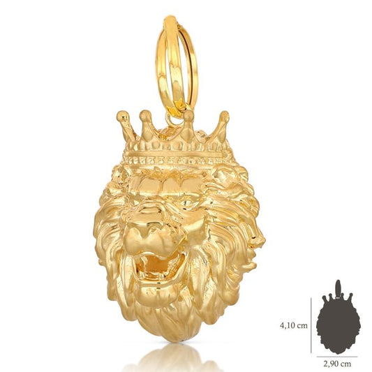 Pendente leone oro 18kt