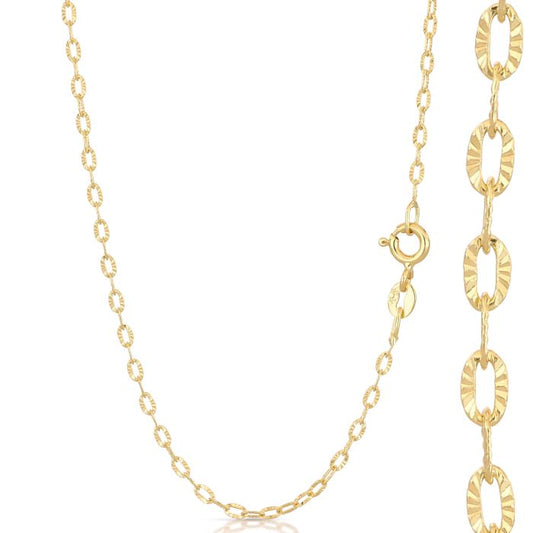 collana ovale diamantata oro 18kt