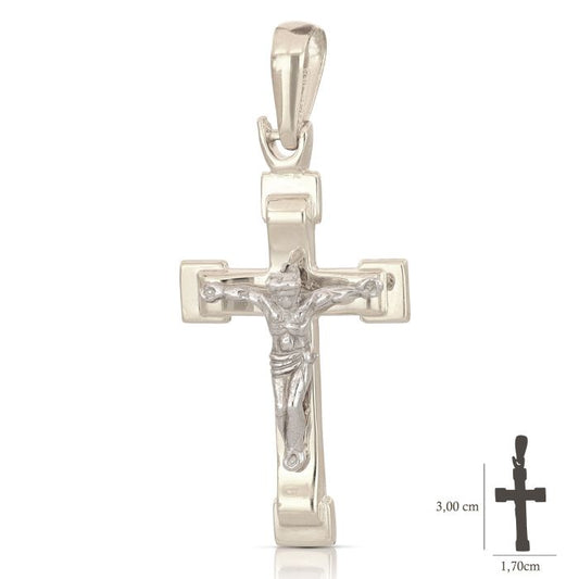 Pendente croce oro 18kt
