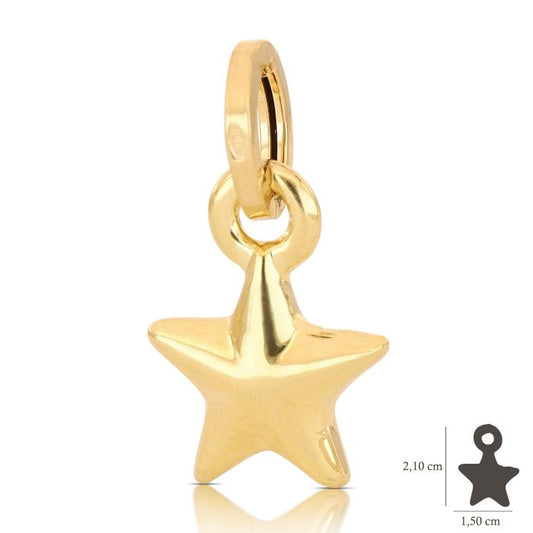 Pendente stella oro 18kt