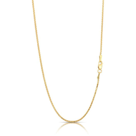 collana spighetta quadrata oro 18kt