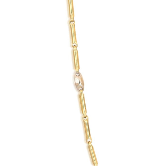 collana tubolare oro 18kt