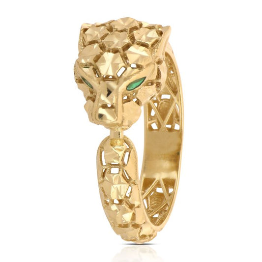 anello pantera oro 18 kt