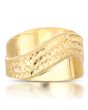 Anello giallo a fascia oro 18 kt