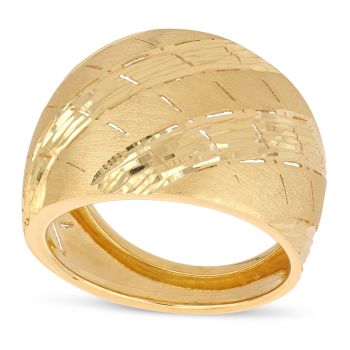 anello a fascia oro 18 kt