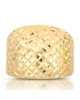 Anello giallo a fascia oro 18 kt