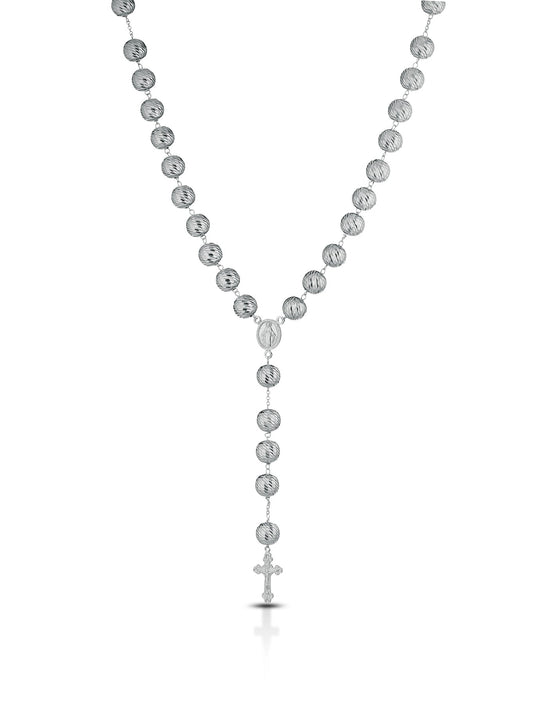 Collana Rosario Argento 925%