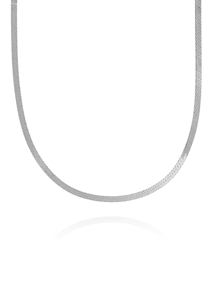 Collana Piatta Argento 925%