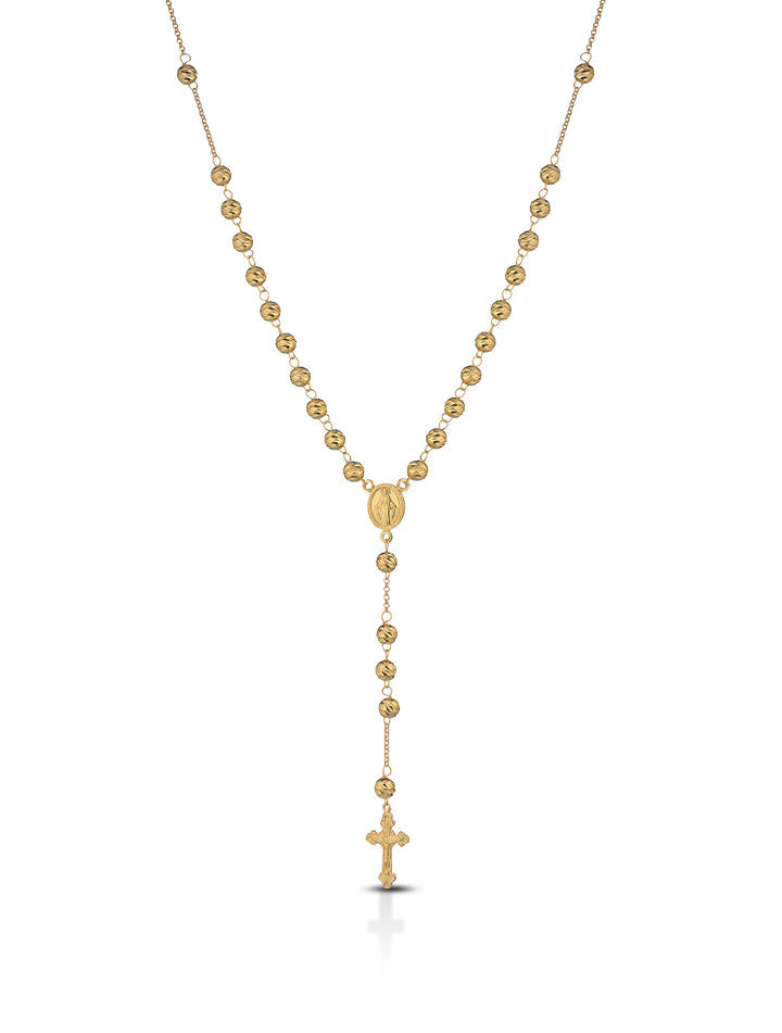 Collana rosario argento 925%
