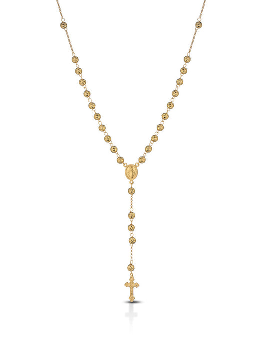 Collana rosario argento 925%