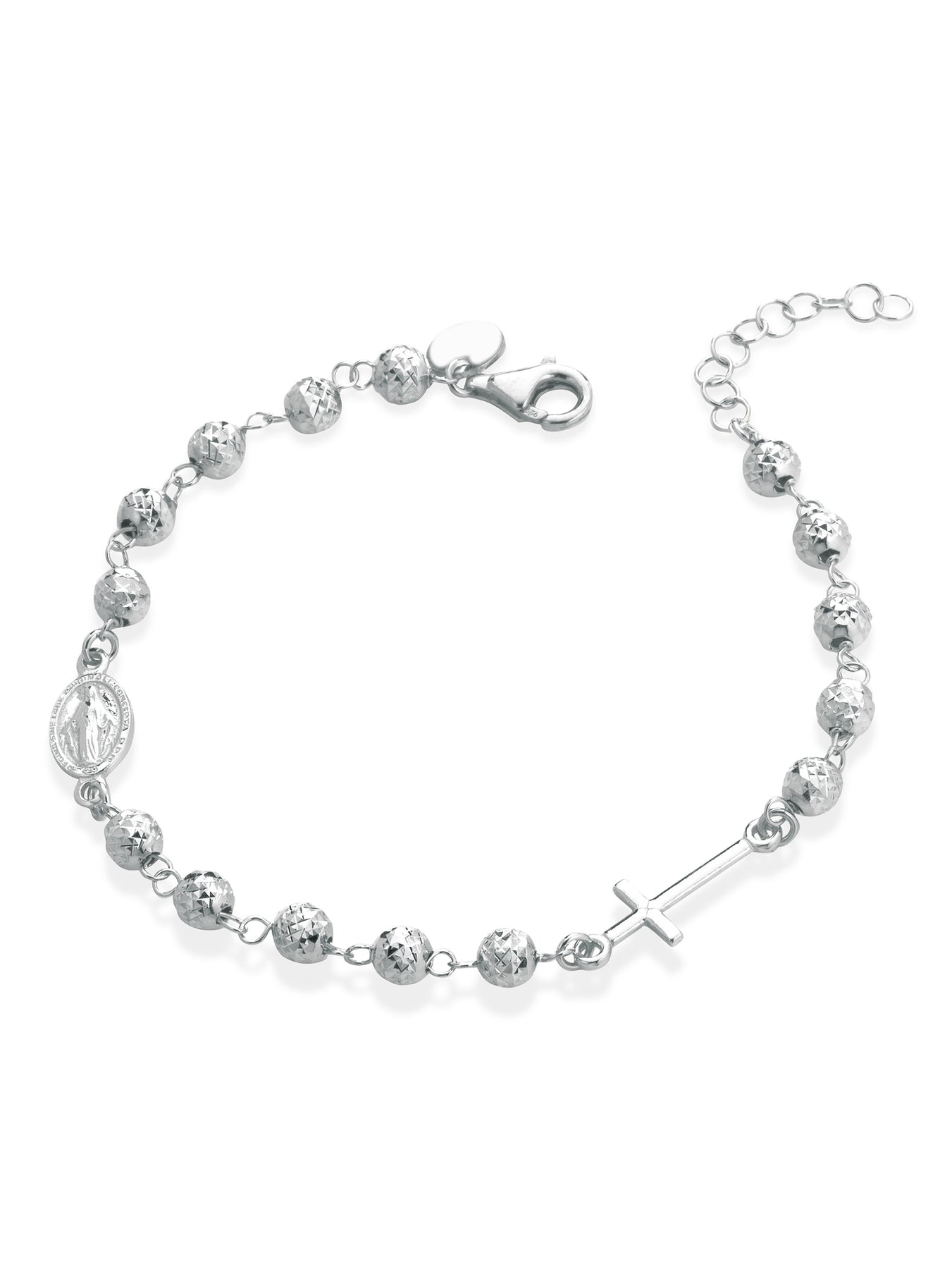 Bracciale Rosario Argento 925%