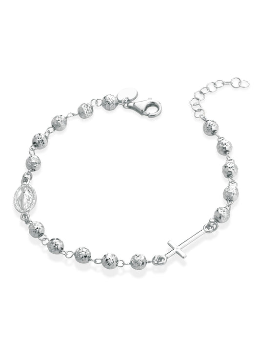 Bracciale Rosario Argento 925%