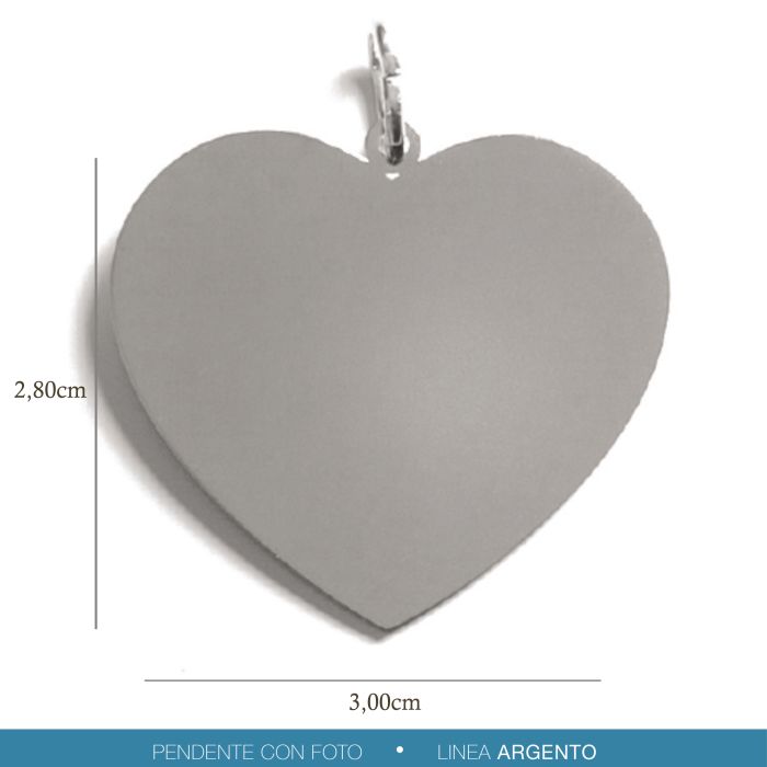 Collana Argento Con Pendente Personalizzabile Impronta