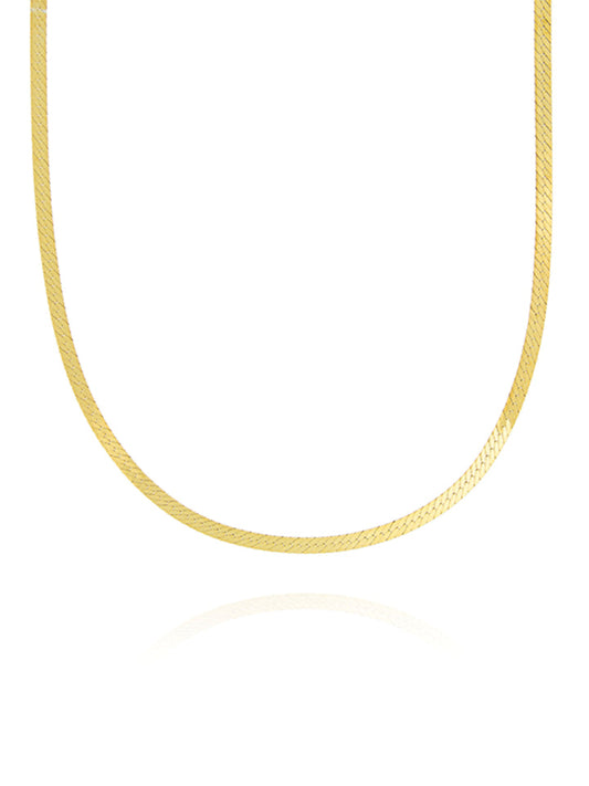 Collana Piatta Argento 925%