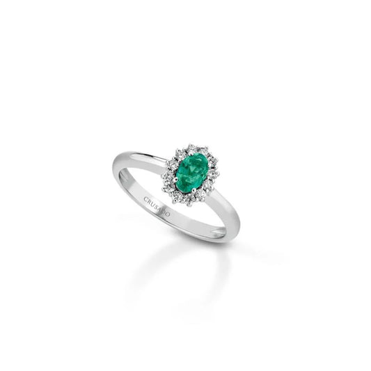 Anello Crusado con Smeraldo - Tropea
