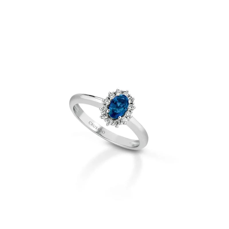 Anello Crusado con Zaffiro - Tropea