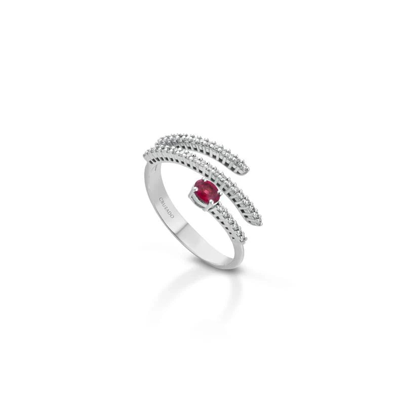 Anello Crusado con Rubino - Djerba