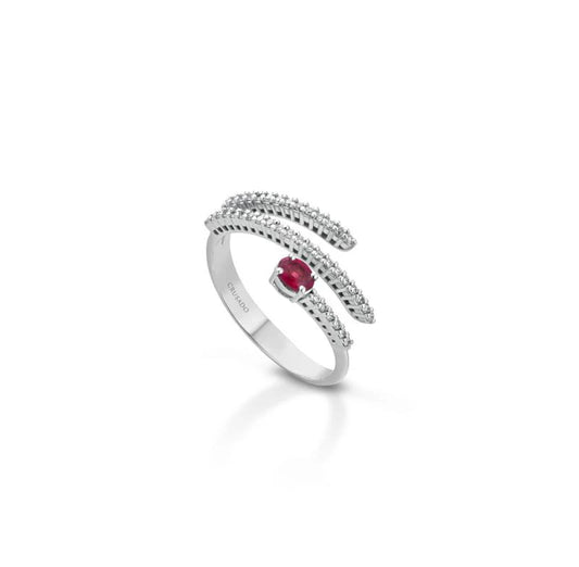 Anello Crusado con Rubino - Djerba