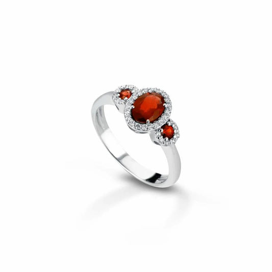 Anello Crusado - Trilogy con Rubini - Amalfi - TOSAMR1