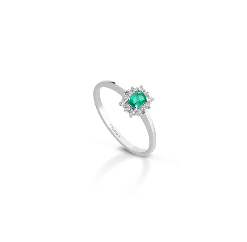 Anello Crusado con Smeraldo - La Coruna