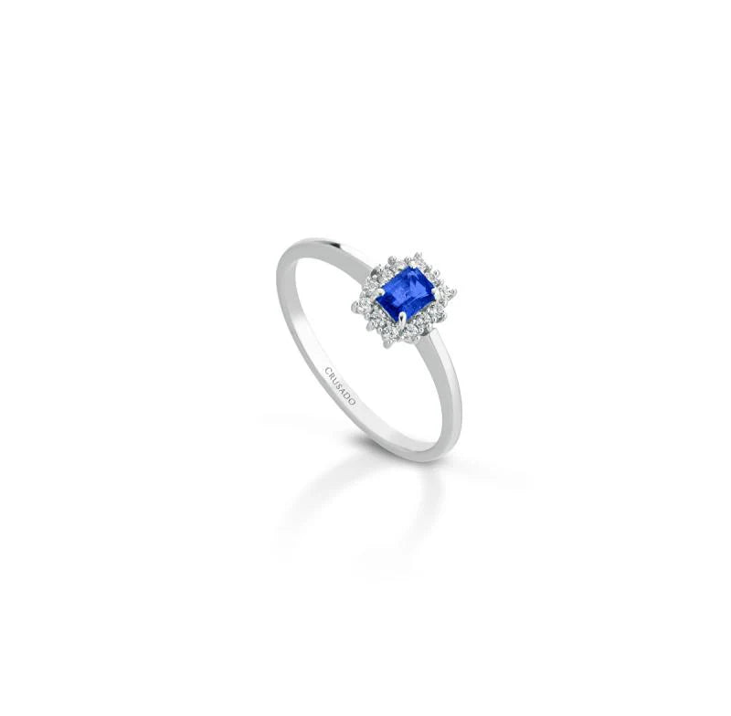 Anello Crusado con Zaffiro - La Coruna