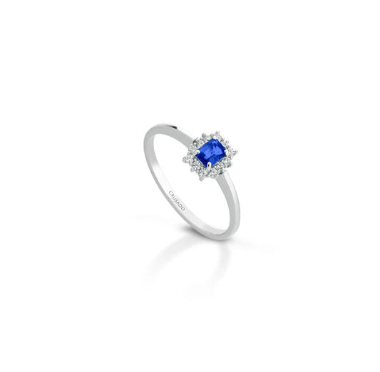 Anello Crusado con Zaffiro - La Coruna